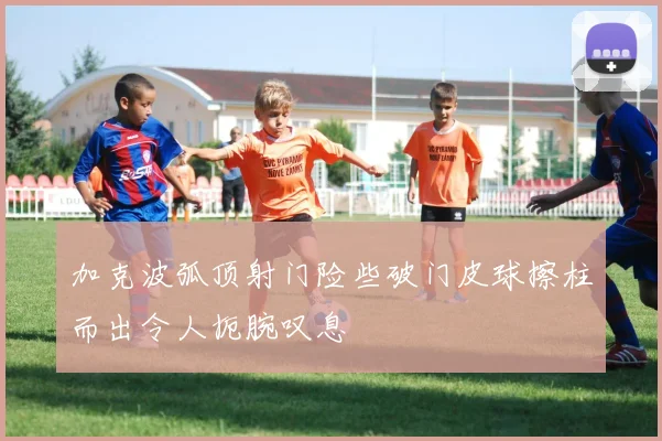 加克波弧顶射门险些破门皮球擦柱而出令人扼腕叹息